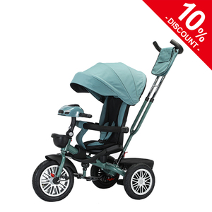 <span class=keywords><strong>Triciclo</strong></span> Multifuncional para Niños BAB WAY <span class=keywords><strong>con</strong></span> Manillar de Empuje, <span class=keywords><strong>Triciclo</strong></span> Ajustable 3 en 1 para Bebés de 1 a 5 Años y DDP - Product Image 2