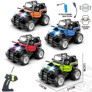 Nouveauté 2024 : <span class=keywords><strong>Camion</strong></span> Monster en métal télécommandé de 21 cm, jouets avec 3 portes ouvrables, <span class=keywords><strong>voiture</strong></span> RC avec batterie rechargeable, câble USB inclus - Product Image 4