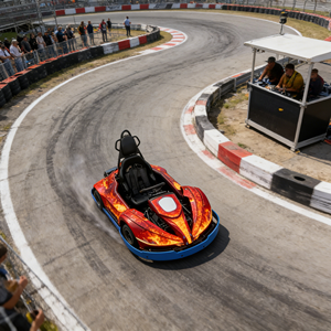 Kart de Drift pour Enfants de Qualité Supérieure, Kart de Drift à Haut Rendement pour les Centres de Team Building - Product Image 3