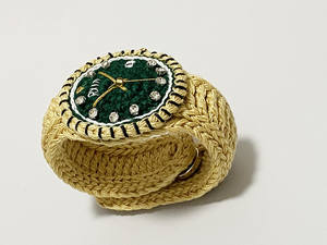 Orologio Meccanico in Maglia Acrilica, Moda Creativa <span class=keywords><strong>di</strong></span> Alta Gamma, Regalo <span class=keywords><strong>di</strong></span> Compleanno Personalizzato Fatto a Mano per <span class=keywords><strong>Uomo</strong></span> e Donna - Product Image 6