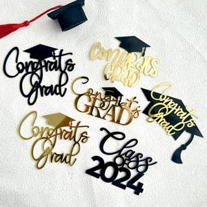 أكسطوح تزيين كعكة الأكريليك من طراز Grad لموسم التخرج - Product Image 2