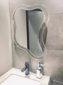 Miroir mural décoratif en acrylique en forme de nuage simple, décoration créative pour salle à manger, miroirs décoratifs en forme d'<span class=keywords><strong>art</strong></span> - Product Image 5