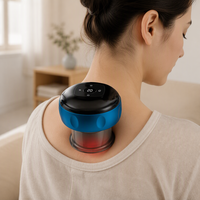 Appareil de massage électrique intelligent à ventouses chauffantes et respirantes, masseur corporel sans fil pour le dos, le cou et la taille