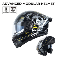 Casco Modular Abatible con Logotipo Personalizado OEM ODM, Casco Integral para Motocicleta con Doble Visor ABS EPS, Precio de Fábrica