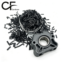 Granulés de composé PA66 LCF30 renforcés de fibres de carbone longues, antistatiques, conducteurs, haute résistance, pour moulage par injection