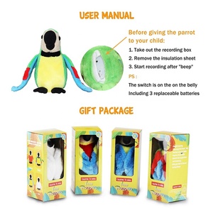Ghi Âm Điện Tử Vui Nhộn Vẹt Nhồi Bông Slap Bracelet Ghi Âm Cho Thú Nhồi Bông Vẹt - Product Image 6