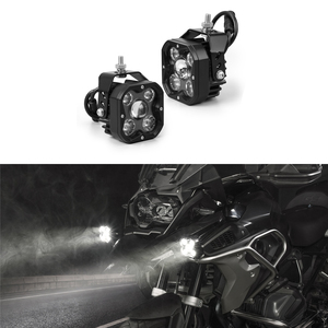 BEVINSEE 2x 50W Fari LED Ausiliari per <span class=keywords><strong>Moto</strong></span>, Luce Brillante per <span class=keywords><strong>KTM</strong></span> 390 <span class=keywords><strong>690</strong></span> 790 990 Duke Adventure <span class=keywords><strong>Enduro</strong></span> ECE R10 - Product Image 1