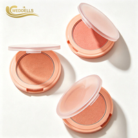 Fard à joues en poudre personnalisé avec emballage logo et plusieurs options de teintes pour les détaillants de produits de beauté, OEM ODM en gros