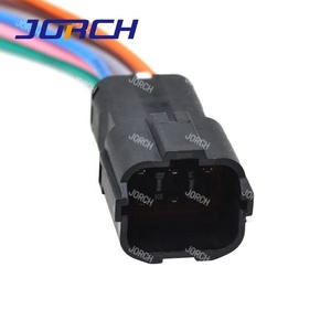 Konektor Kabel Otomatis 6 Arah KET Male Tahan Air Cangkang Plastik Abu-abu MG640337-5 DJ7061Y-2-11 - Product Image 2