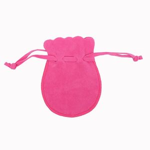 Bolsitas de Terciopelo con Cordón, Forma de Calabaza, 2.8x3.6 Pulgadas, Nuevas, Multicolores, para Joyería, Fiestas, Bodas, Cumpleaños - Product Image 3