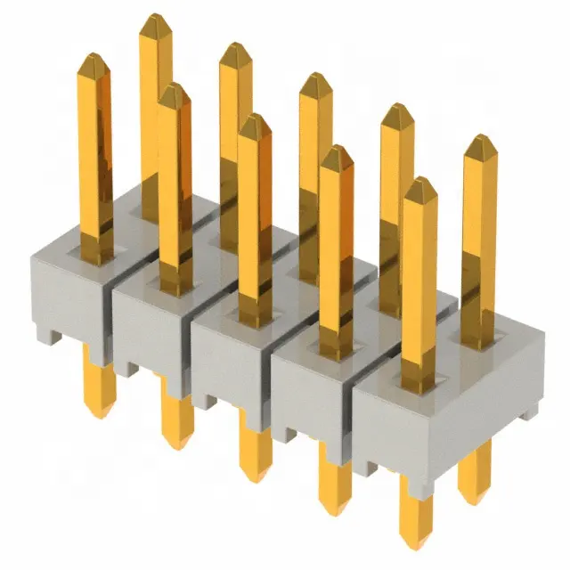 Samtec conector macho 10 pinos para servidor industrial, HTSW-105-07-G-D, novo, original, 2.54mm, passo genuíno, 5G, aplicação 5G