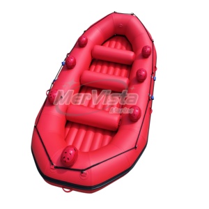 Bote Inflable de PVC de 430 cm, Rojo, Económico, con Remos para Pesca, Gran Venta - Product Image 2