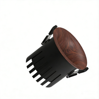 Plafonnier LED en aluminium IP20, 12W AC220V (±10%) moderne anti-éblouissement COB pour salon, maison, bureau, entreprise, hôtel