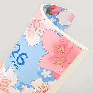 Agenda mensuel GF 2026, nouvelles tendances, A4 A5, assistant de travail de bureau, journal, planificateur, carnet imprimé de fleurs, planification quotidienne et hebdomadaire - Product Image 3