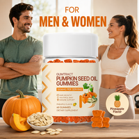OEM Pompoenzaadolie Zaagpalmolie Ashwagandha Gummies |   Haar groei, prostaat en huid gezondheid ondersteunende supplement voor volwassenen, mannen en vrouwen