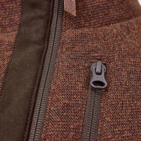 Pull-over en laine avec fermeture éclair pour la chasse, vêtement de travail agricole et de plein air, pull-over
