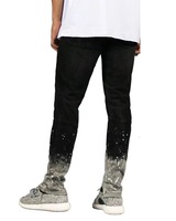 Streetwear Offre Spéciale jean Skinny déchiré à motif endommagé pour homme