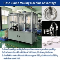 Machine industrielle flexible de serrage de tuyau et de sertissage d'écrous Machine de serrage de gorge Machine de colliers pivotants de tuyau en acier inoxydable