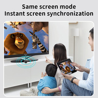 Adaptateur de mise en miroir d'écran sans fil SIXWGH 1080P, dongle WiFi 2.4G, compatible avec les projecteurs TV, les téléphones Android, les ordinateurs portables et les PC