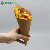 Vente en gros logo personnalisé boîtes d'emballage de fast-food jetables de qualité alimentaire poulet frit frites à emporter avec sauce trempette