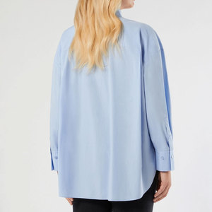 Camisa bordada de moda para mujer en diferentes tamaños Blusa de algodón bordada ropa de calle Tops casuales para atuendo diario - Product Image 2