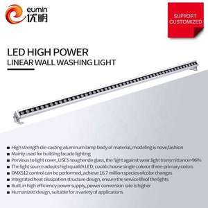 Projecteur mural linéaire LED étanche IP65 en aluminium 24W DMX RGB 100cm 1800-8000K Ra80 2300lm - Product Image 4