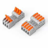 DF-2604D Stecker und Buchse Spleißbarer Draht verbinder Hebel mutter Quick Connect Fast Spring Wire Connector