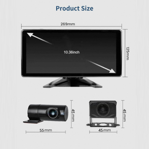Cámara para Tablero de Camión de 4 Canales y Doble Lente con Pantalla TFT, Visión Nocturna, Monitor de Estacionamiento, 1 Año de Garantía - Calidad Certificada Coreana - Product Image 6