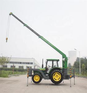 מנוף מטען נייד 3 טון, 3 טון טלסקופי דיזל משאית רכובה קריין - Product Image 4