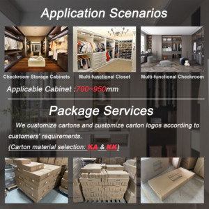 Support mural en alliage d'aluminium Mocha Lift pour cintres, <span class=keywords><strong>kit</strong></span> d'organisation de <span class=keywords><strong>placard</strong></span> avec étagères à vêtements, rangement gain de place pour armoire - Product Image 5