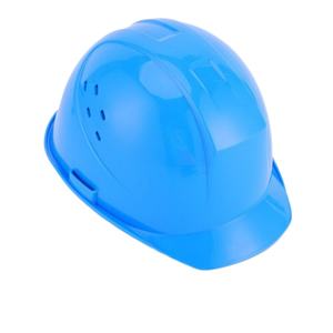 Casque de sécurité respirant BLEU pour travaux en extérieur, atelier et chantier – Catégorie de produit : Casques de protection - Product Image 2