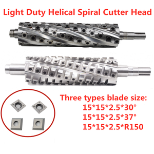 Cabezal de Corte Helicoidal Espiral al por Mayor para Fabricantes, Herramientas de Carpintería de Acero de Tamaño Personalizado con Cuchillas Reemplazables - Product Image 4