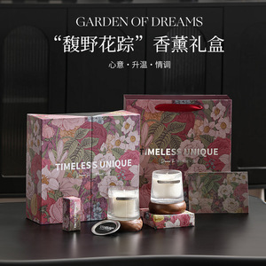 Bougie parfumée intemporelle unique en forme de pilier, en cire de soja, coffret cadeau d'aromathérapie, décoration intérieure, cadeau de mariage, relaxation, intérieur - Product Image 2