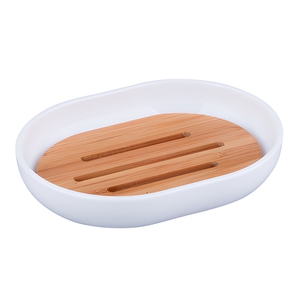 SY Bamboo Ceramic Bath Sink Organizers <strong>Bathroom</strong> Accessories <strong>Set</strong> Plastic <strong>Bathroom</strong> Six-piece <strong>Set</strong> with Lotion Bottles - Product Image 3