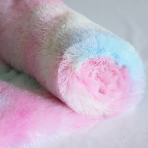 Tùy chỉnh Heavyweight TIE DYE in <span class=keywords><strong>PV</strong></span> lông cừu tổng hợp thỏ giả lông Polyester Vải - Product Image 4