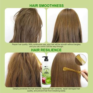 Màu Xanh lá cây Táo dầu gội 900ml cây tầm ma sâu nuôi dưỡng làm sạch dầu gội chống gàu tăng cường tóc rễ tóc dầu gội đầu bán buôn - Product Image 5