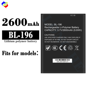 Batería de Litio para Teléfono Móvil BL-196 3.7V 2600mAh Nueva y Duradera para <span class=keywords><strong>IMobile</strong></span> - Product Image 2