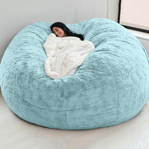 Fundas para Sillón Puff Gigante <span class=keywords><strong>de</strong></span> 6F, Fundas para Sofá <span class=keywords><strong>de</strong></span> Salón, Fundas Elásticas y Extensibles para Sofá Cama Plegable - Product Image 4