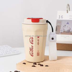 Intelligent Temperature <b>Measurement</b> Custom Logo 400ml Cola Coffee Mug Stainless Steel Insulation Mugs - Product Image 6