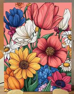 Pintura al Óleo de Girasol de Estilo Moderno, Kits de Pintura por Números sobre Lienzo, Decoración del Hogar, Arte Mural con Motivo Floral - Product Image 4