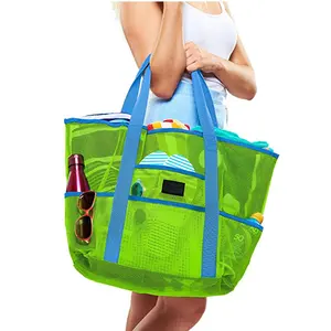 Большая изолированная сумка-тоут с логотипом на заказ, Складная Водонепроницаемая пляжная сумка из ЭВА