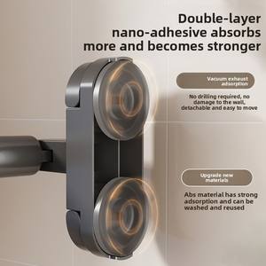 Séchoir à linge rétractable à usage domestique avec ventouse sans perçage pour le séchage du <span class=keywords><strong>rebord</strong></span> de la <span class=keywords><strong>fenêtre</strong></span> et de la couette pour outil magique pour la <span class=keywords><strong>fenêtre</strong></span> du balcon - Product Image 3