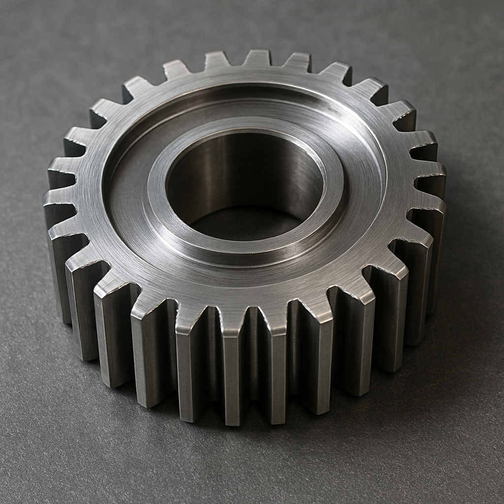 CNC turned steel auto differential pinion gear