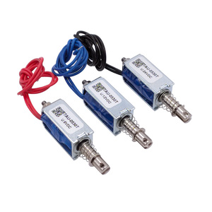Dc 6v 12v <span class=keywords><strong>24v</strong></span> manyetik Solenoid Tau-0530 Push & pull açık çerçeve <span class=keywords><strong>Electromagnet</strong></span> Tau-0530t Tau-0530b İnme 10mm kuvvet 700g tutmak - Product Image 1