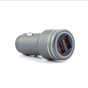 อลูมิเนียมอัลลอยด์สะดวกพอร์ต USB <span class=keywords><strong>ค</strong></span>ู่3.1A ชาร์จโทรศัพท์มือถือ QC3.0ชาร์จรถ - Product Image 4