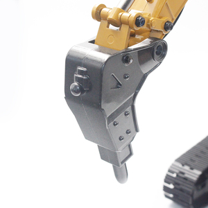Camion grue RC Huina 1580 580 Zinc 23CH à chenilles 1/14 en alliage métallique, modèle de pelle <span class=keywords><strong>hydraulique</strong></span> de chantier, <span class=keywords><strong>jouet</strong></span> RC - Product Image 5