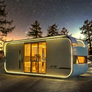 Movable prefab cabin container house/fabricated container house interior design 2 bedroom prefab houses