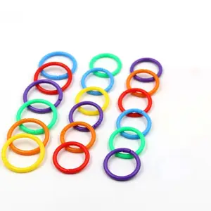 New children's cartoon 15 mm 21 mm plastic book binding ring loose-leaf ring snap ring