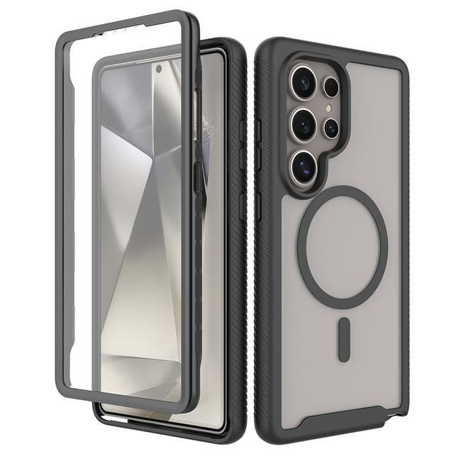 360 High Quality Protection Shockproof Cover Transparent Hard PC Soft TPU TPE Phone Case for Samsung S26 ULTRA A57 A37 A17 A36