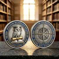 Pièce de monnaie commémorative personnalisée en laiton émaillé 3D, diamètre 40 mm, épaisseur 3 mm, pièce de défi sur mesure